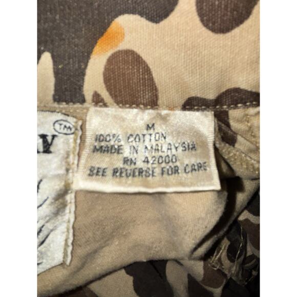Vtg Duck Bay Duck Coveralls Camo Cotton Unlined Size M 80s 90s Hunting Gear READ - Picture 7 of 16